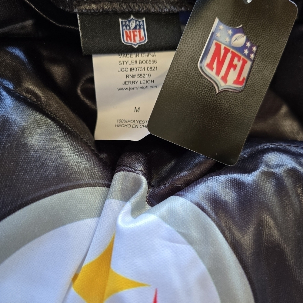 NWT | NFL Pittsburgh Steelers Black Game Day Costume, Size Youth M - Picture 5 of 5